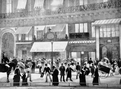 I boulevard di Parigi, (dettaglio) da Charles Castellani